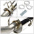 4" Round Roll Muffler Tip Exhaust Catback System For 02-06 Acura RSX Base 2.0L-Performance-BuildFastCar