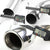 3" Dual Slant Muffler Tip Exhaust Catback System For 02-08 A4 Quattro 1.8L/2.0L-Performance-BuildFastCar