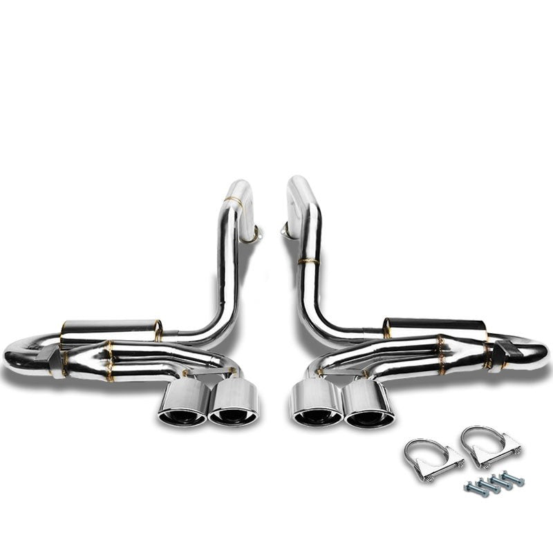 Catback System 4.25" x 3" Quad Oval Tip 97-04 Corvette C5 5.7L V8 BFC-CATB-CCORV97V857L
