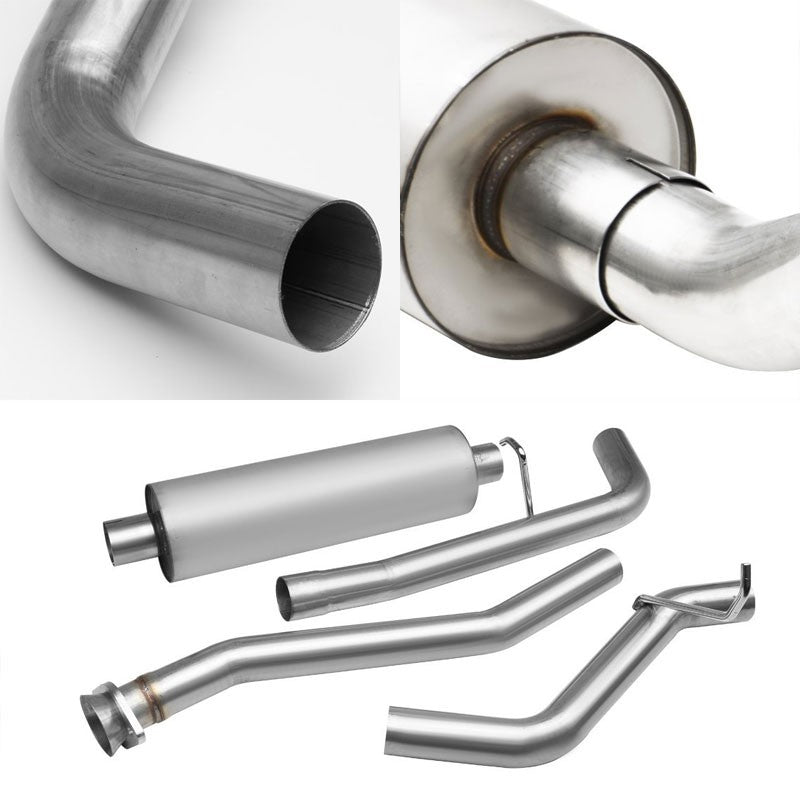 Exhaust Catback System (Stainless Steel) For 04-12 Chevrolet Colorado 2.8L DOHC-Performance-BuildFastCar