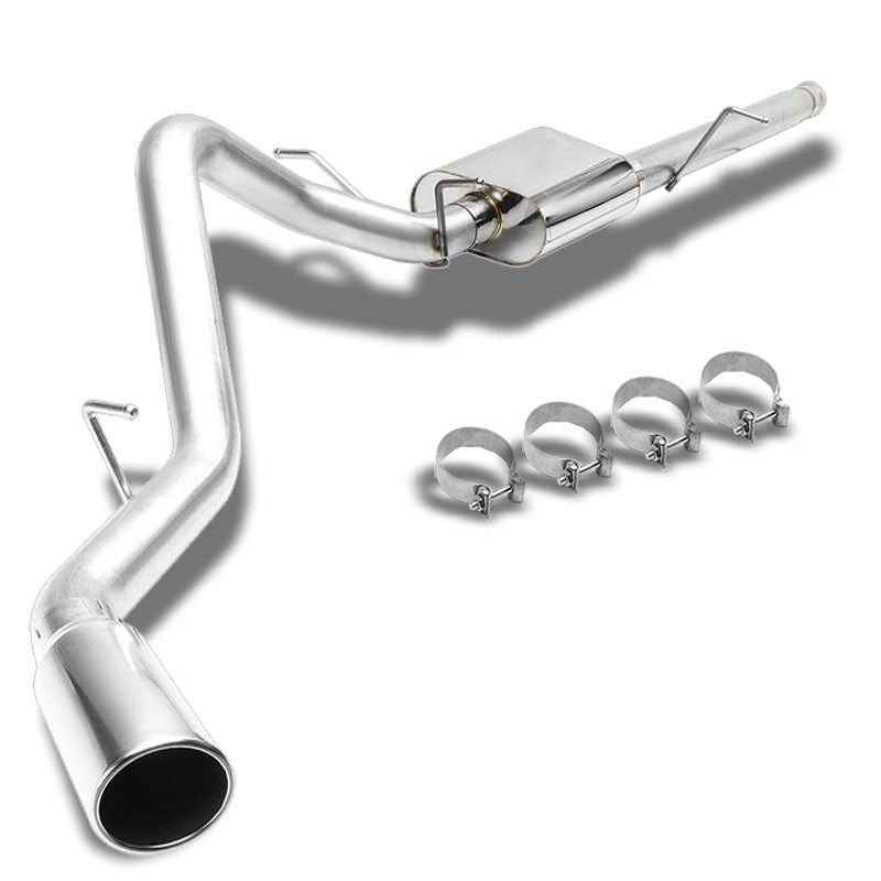 Catback System 4" Slant Tip 09-13 Silverado Sierra 1500 Standard V8 BFC-CATB-CS094853L-2DR