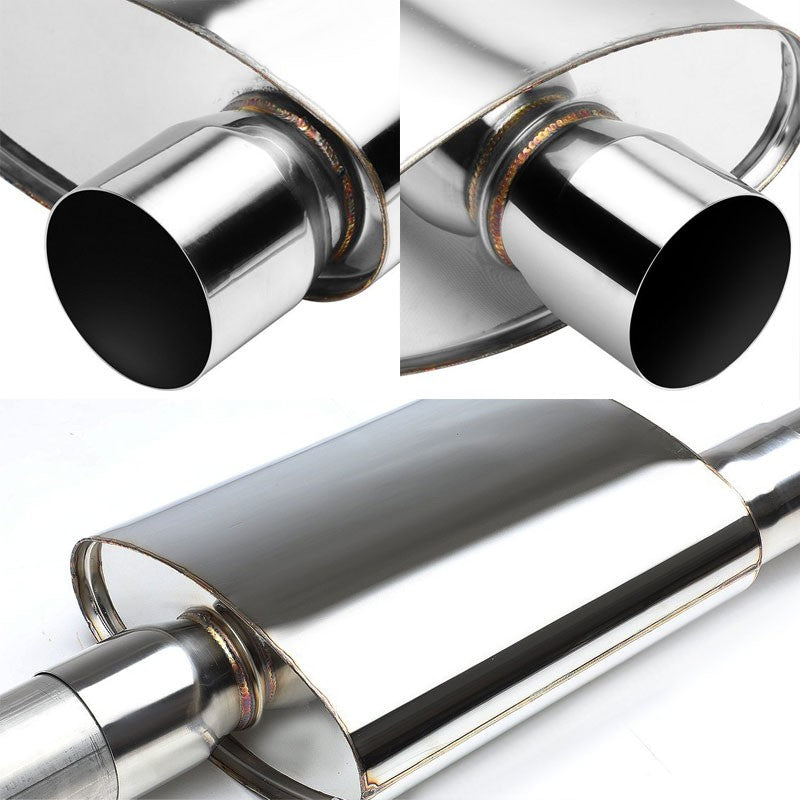 Exhaust Catback System (Stainless Steel) For 99-07 GMC Sierra 1500/1500 Classic-Performance-BuildFastCar
