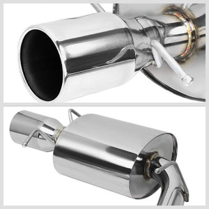 4.5" Dual Slant Muffler Tip Exhaust Catback System For 09-14 Cadillac CTS V 6.2L-Performance-BuildFastCar