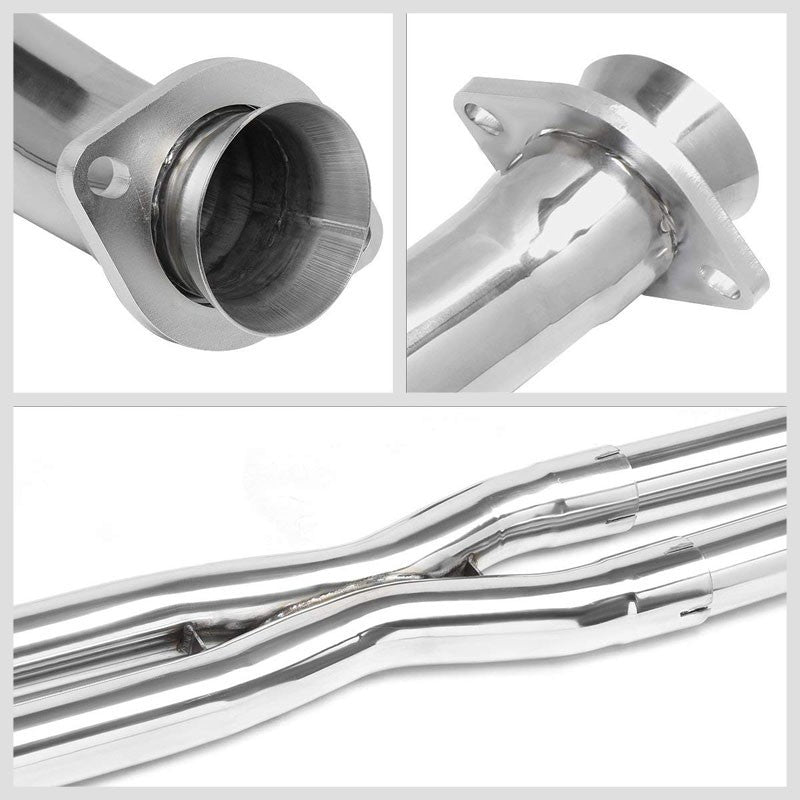4.5" Dual Slant Muffler Tip Exhaust Catback System For 09-14 Cadillac CTS V 6.2L-Performance-BuildFastCar