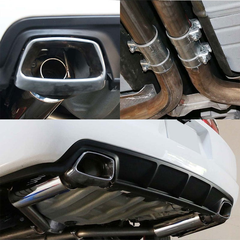 Exhaust Catback System (Stainless Steel) For 11-14 Dodge Charger 3.6L V6 DOHC-Performance-BuildFastCar