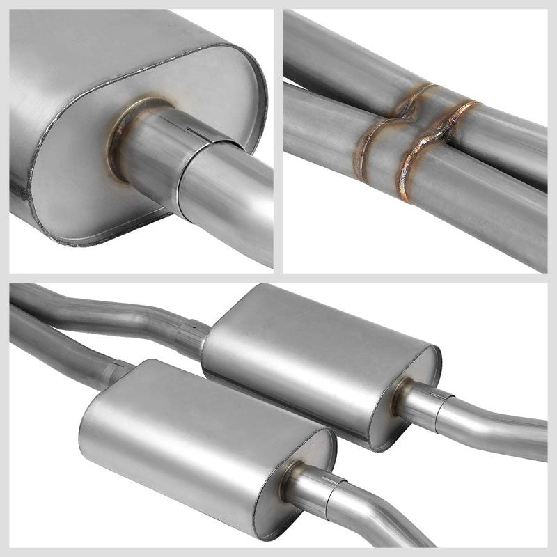 Exhaust Catback System (Stainless Steel) For 15-18 Dodge Challenger 5.7L V8-Performance-BuildFastCar