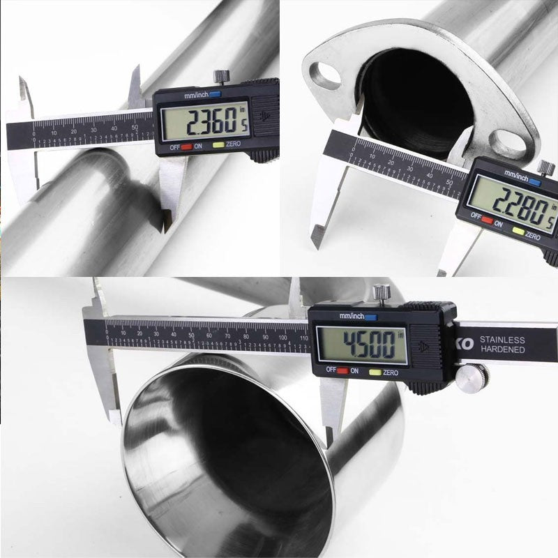 Catback Exhaust System 4.75" Round Roll Tip 00-05 Dodge Neon 2.0L SOHC BFC-CATB-DODN00SO20L-NRT