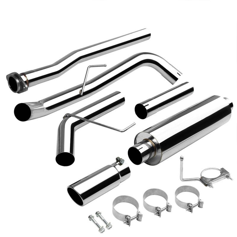 Catback System 3" Round Roll Tip 97-03 Ford F-150 4.6L/5.4L V8 SOHC BFC-CATB-F150-97-4654L