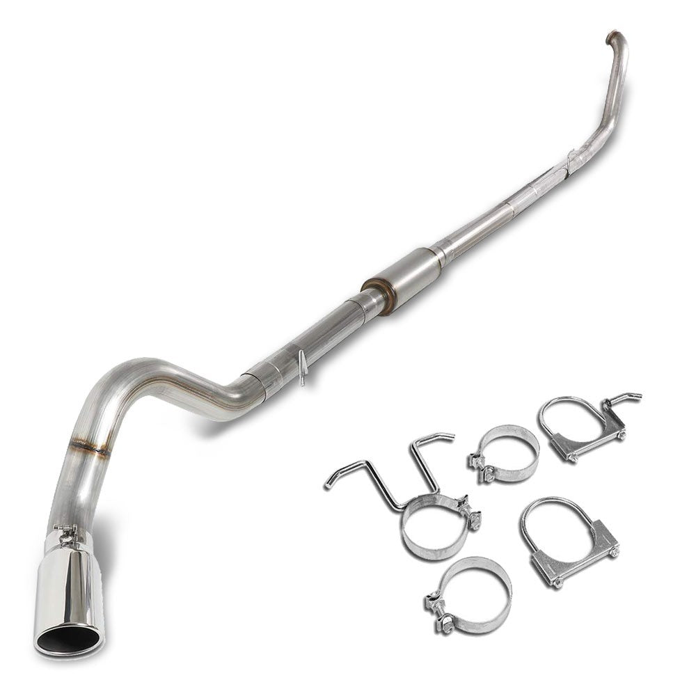 Perforated Core Side Exit Turbo-Back Exhaust For 99-03 F-250/350 SD 7.3L Diesel-Major Pipe-BuildFastCar