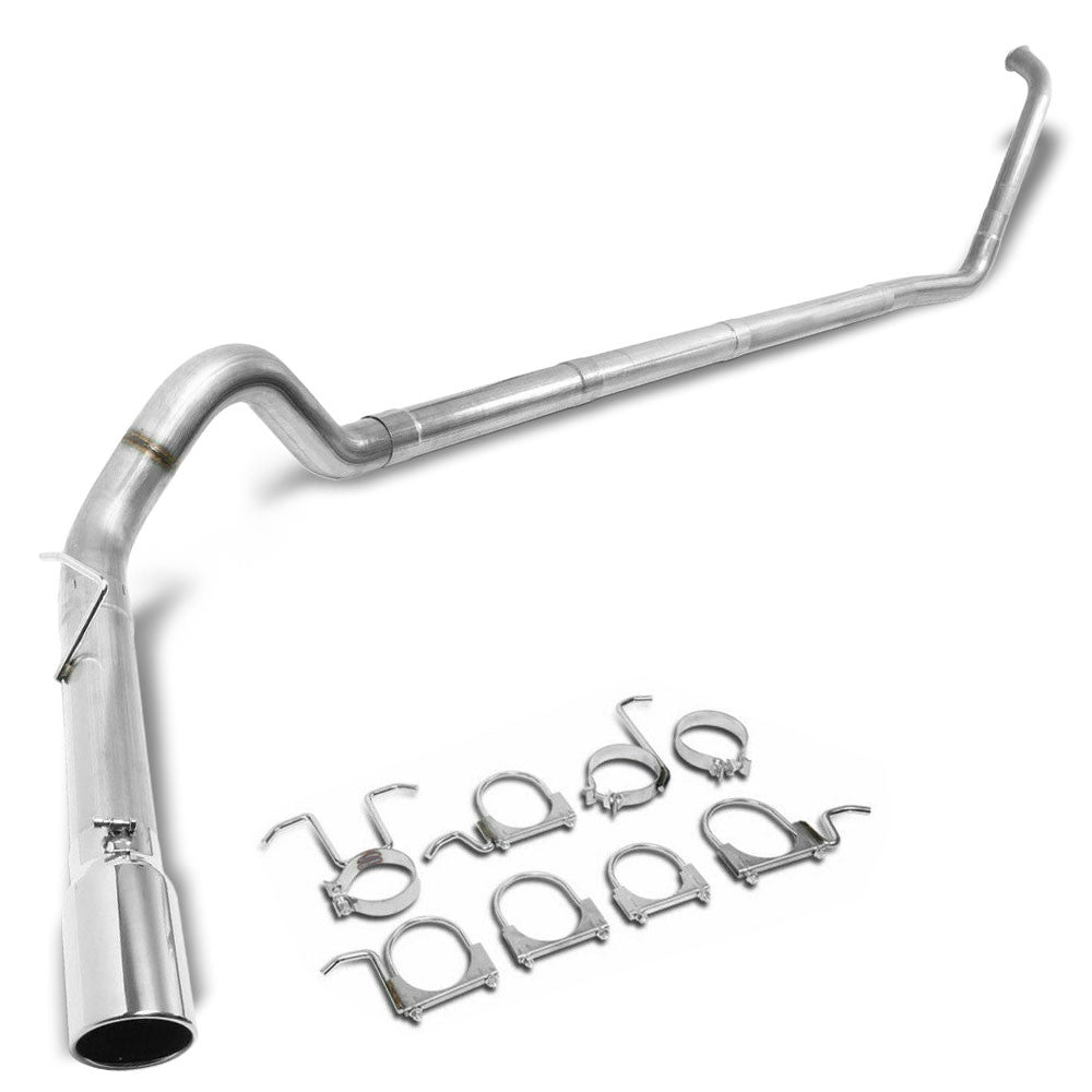 Satinless Turboback Exhaust 5" Tip For 03-07 Ford F250/F350 Super Duty 6.0L V8