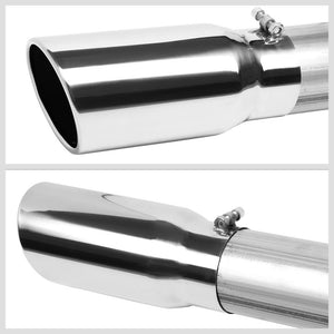 Satinless Turboback Exhaust 5" Tip For 03-07 Ford F-250/F-350 Super Duty 6.0L