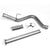 5" Round Tip Rolled Edge Particulate Filter Back Exhaust For 15-16 Ford F-450 SD-Exhaust Systems-BuildFastCar-BFC-CATB-1516FORF250SD