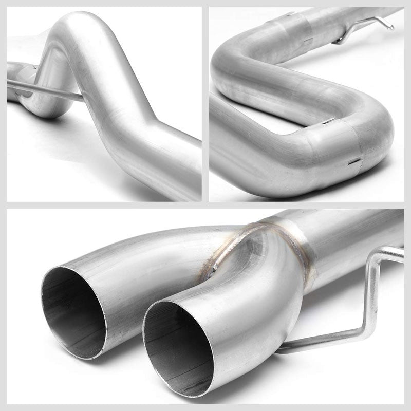 Exhaust Catback System (Stainless Steel) For 14-18 Ford Fiesta ST 1.6L DOHC/SOHC-Performance-BuildFastCar