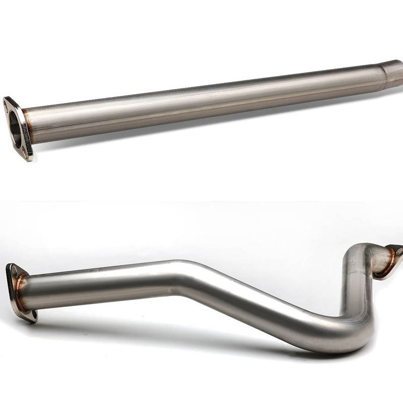 4" Slant Muffler Tip Exhaust Catback System For 11-14 Ford Mustang 3.7L V6 DOHC-Performance-BuildFastCar