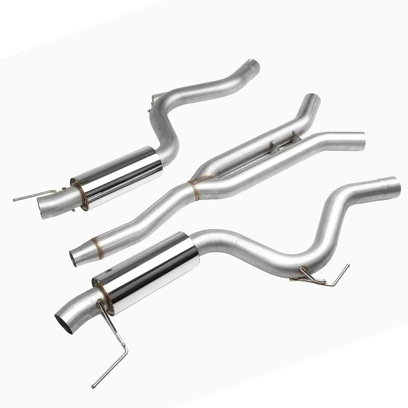 Exhaust Catback System (Stainless Steel) For 15-18 Ford Mustang EcoBoost 2.3L-Performance-BuildFastCar