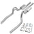 2.5" Dual Muffler Tip Exhaust Catback System For 94-95 Mustang GT/GTS/SVT Cobra-Performance-BuildFastCar