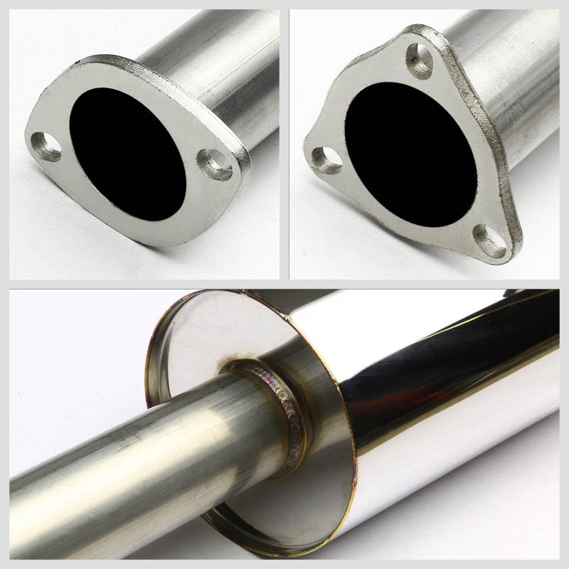 Catback System 4" Roll Tip 90-93 Honda Accord CB1/ CB2/ CB3/ CB4 BFC-CATB-HONA90-NRT