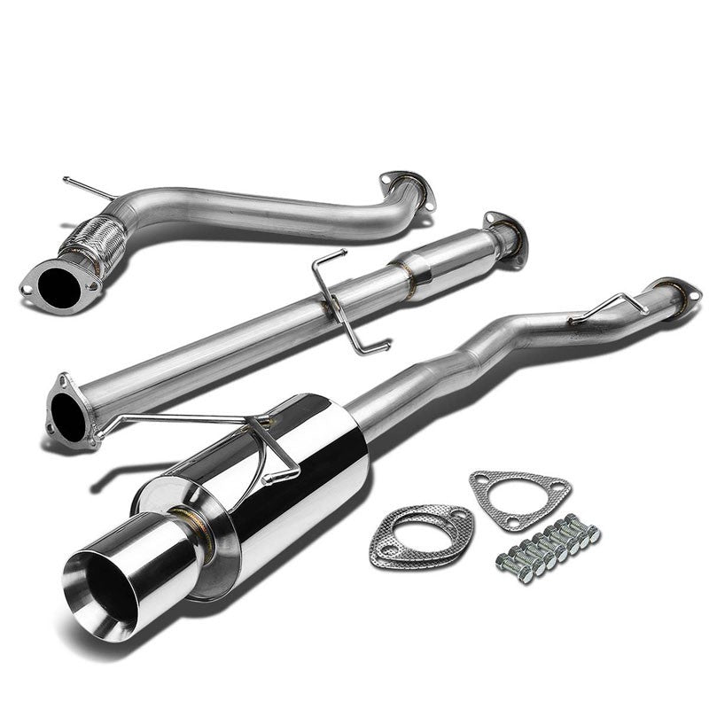 Catback System 4" Round Roll Tip 94-97 Honda Accord CD5/CD7 2.2 SOHC BFC-CATB-HONA94L4-NRT