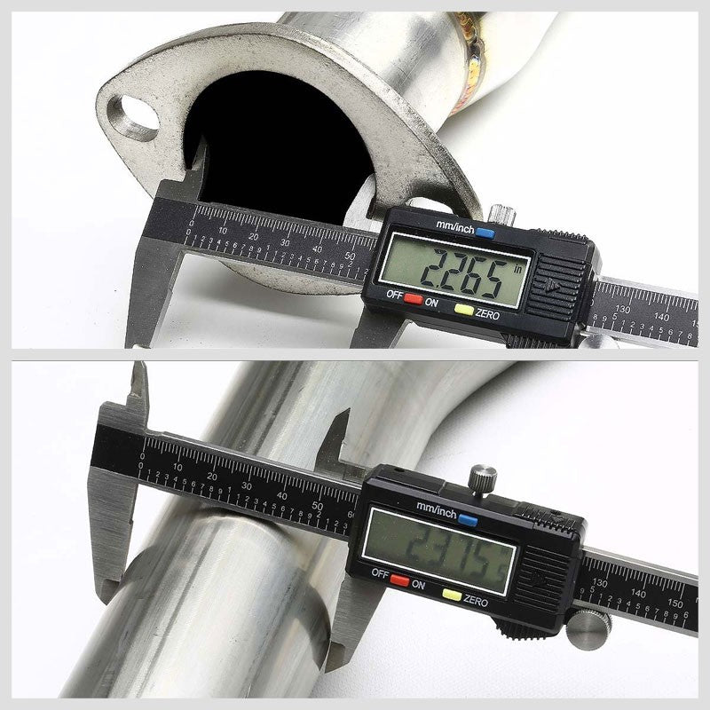 Catback System 4" Round Roll Tip 94-97 Honda Accord CD5/CD7 2.2 SOHC BFC-CATB-HONA94L4-NRT
