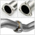 Catback Exhaust System 4.5" Tip 88-91 Honda Civic ED6/ ED7 Hatchback BFC-CATB-HC88-NRT
