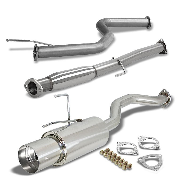 4.5&quot; Muffler Tip Exhaust Catback System For 92-00 Civic EG8/EJ1/EJ2/EJ6/EJ7/EJ8-Performance-BuildFastCar