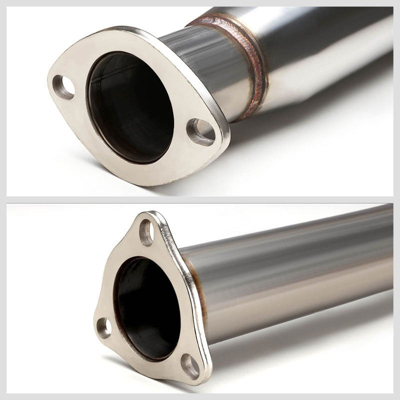 4.5" Muffler Tip Exhaust Catback System For 92-95 Civic EG3/EH2/EH3 Hatchback-Performance-BuildFastCar