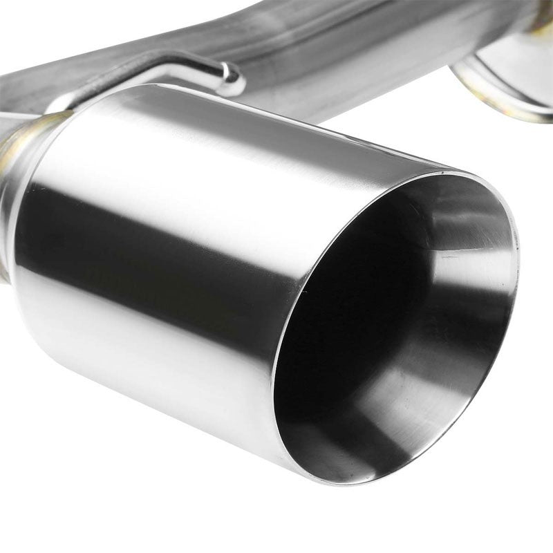 Catback System 4.5" Round Slant Roll Tip 88-91 Honda CR-X ED8/ED9 BFC-CATB-HCRX88-NRT