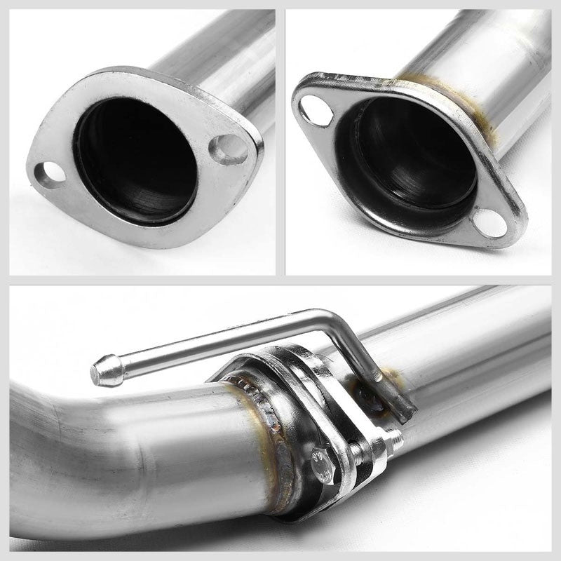Catback System 4.5" Round Slant Roll Tip 88-91 Honda CR-X ED8/ED9 BFC-CATB-HCRX88-NRT