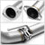 Catback System 4.5" Round Slant Roll Tip 88-91 Honda CR-X ED8/ED9 BFC-CATB-HCRX88-NRT