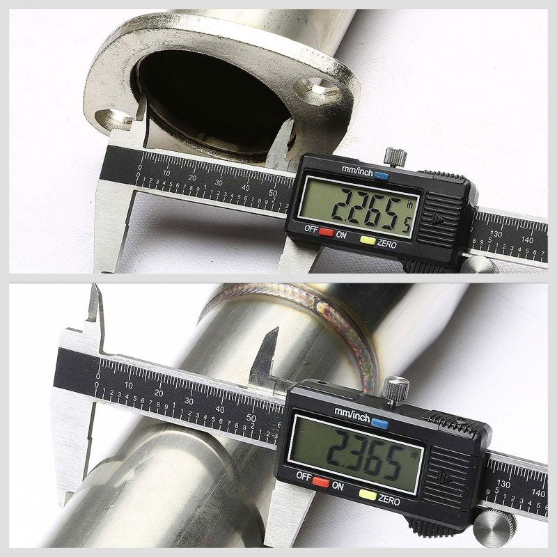 4" Roll Muffler Tip Exhaust Catback System For 97-01 Honda Prelude H22A4 2.2L-Performance-BuildFastCar