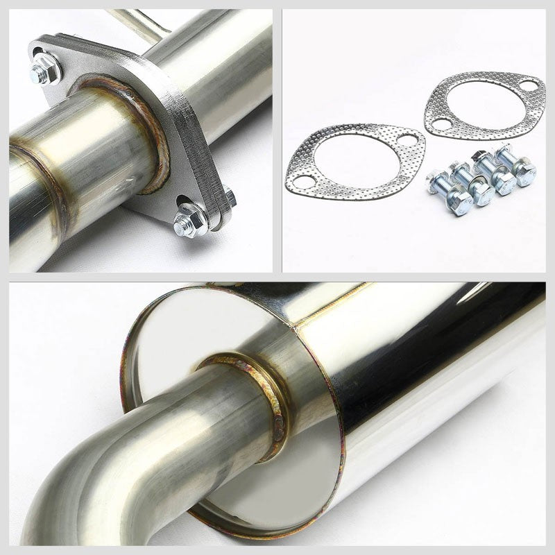 Catback System 4" Roll Muffler Tip 01-05 Lexus IS300 Altezza XE10 BFC-CATB-IS300-NRT