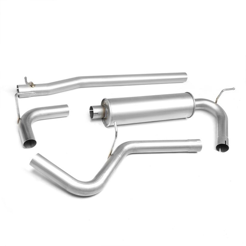 Exhaust Catback System (Stainless Steel) For 07-11 Wrangler Unlimited 3.8L V6-Performance-BuildFastCar
