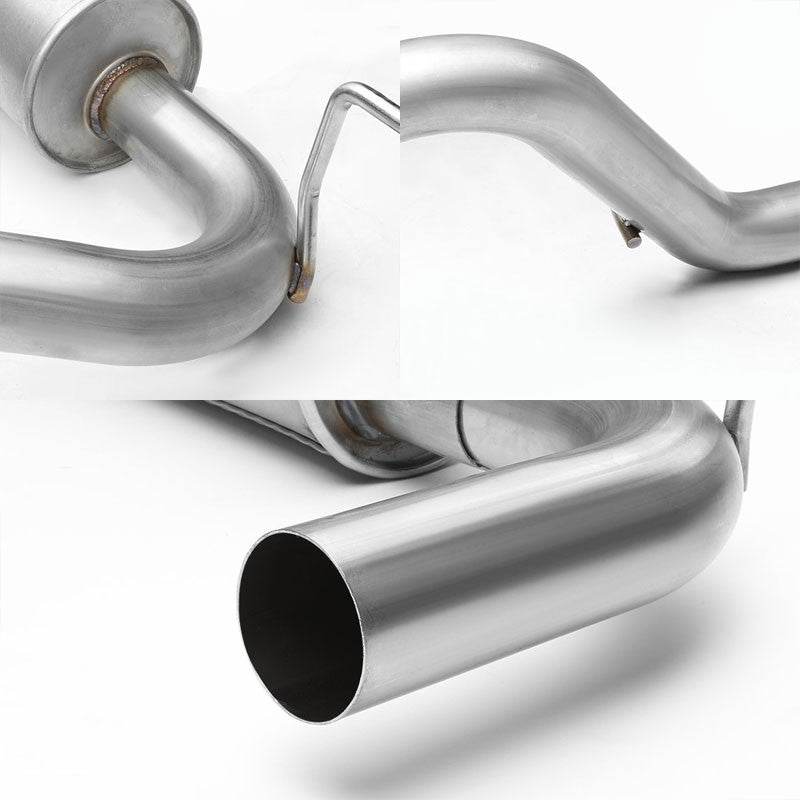 Exhaust Catback System (Stainless Steel) For 07-11 Wrangler Unlimited 3.8L V6-Performance-BuildFastCar