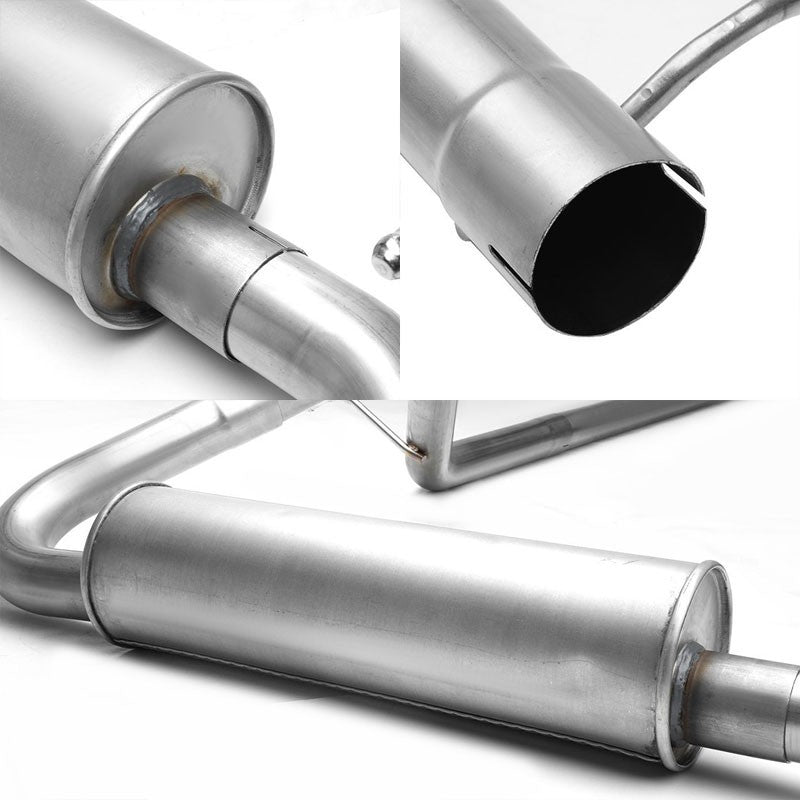 Exhaust Catback System (Stainless Steel) For 07-11 Wrangler Unlimited 3.8L V6-Performance-BuildFastCar
