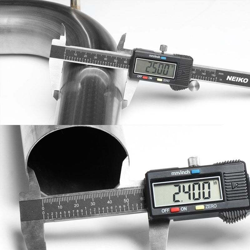 Exhaust Catback System (Stainless Steel) For 07-11 Wrangler Unlimited 3.8L V6-Performance-BuildFastCar