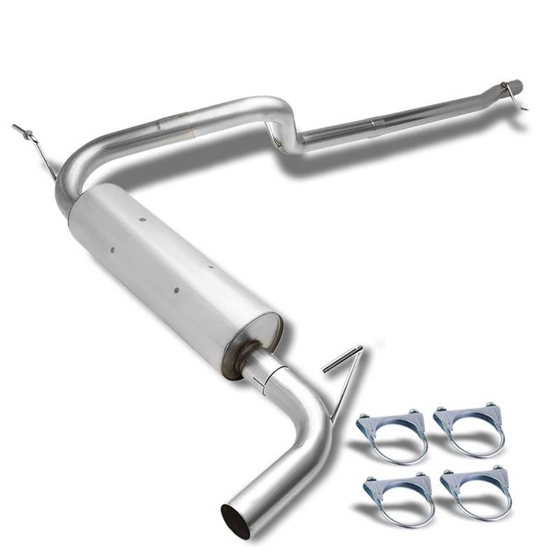 Exhaust Catback System (Stainless Steel) For 12-17 Jeep Wrangler 3.6L V6 DOHC-Performance-BuildFastCar