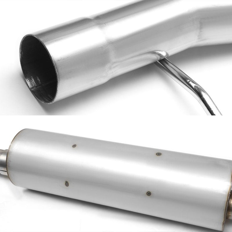 Exhaust Catback System (Stainless Steel) For 12-17 Jeep Wrangler 3.6L V6 DOHC-Performance-BuildFastCar