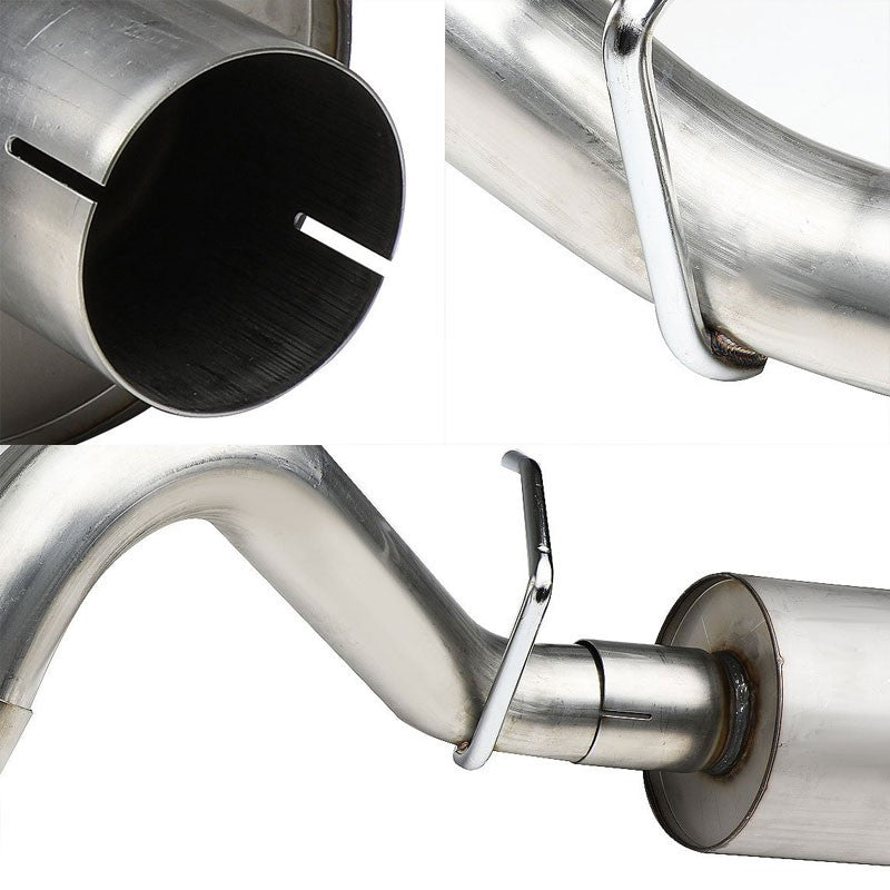 Exhaust Catback System (Stainless Steel) For 86-00 Jeep Cherokee XJ Base 2.5L-Performance-BuildFastCar