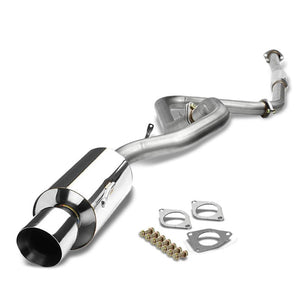 4.5" Roll Muffler Tip Exhaust Catback System For 00-05 Mitsubishi Eclipse 3G-Performance-BuildFastCar