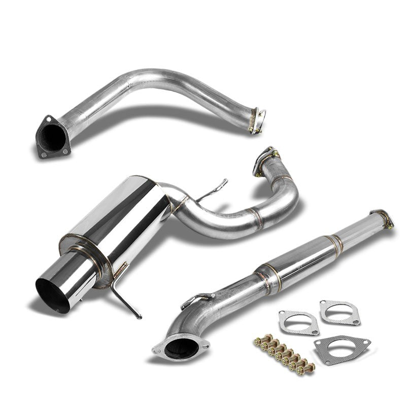 4" Muffler Tip Exhaust Catback System For 00-05 Mitsubishi Eclipse 3.0L V6 SOHC-Performance-BuildFastCar
