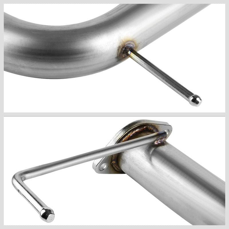 Catback System 4" Burnt Tip 06-09 Mitsubishi Eclipse 4G 2.4L SOHC BFC-CATB-MITE06L4-BT