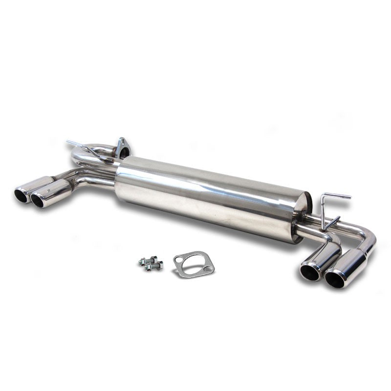 2" Quad Roll Muffler Tip Exhaust Catback System For 85-89 Toyota MR2 1.6L DOHC-Performance-BuildFastCar