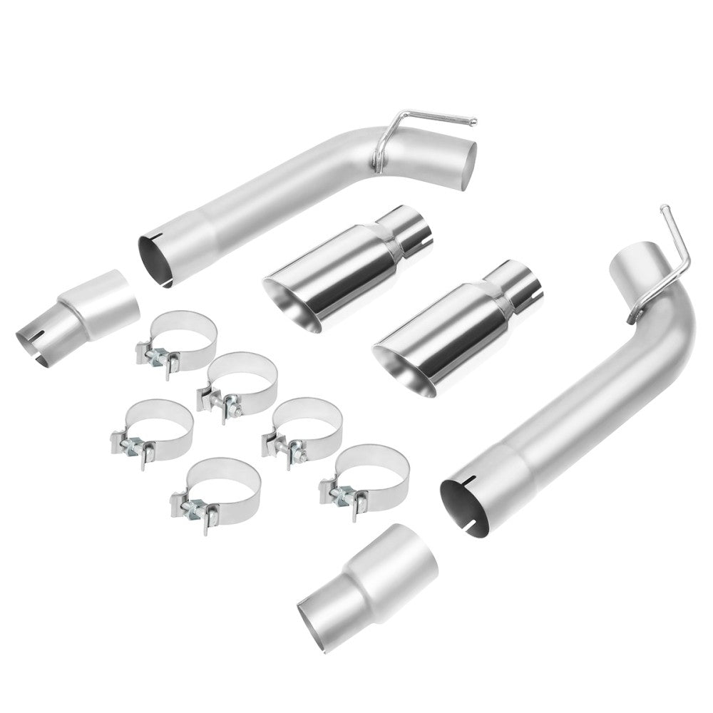 Stainless Steel Axleback Exhaust System 10-15 Camaro 3.6L 6.2L 7.0L BFC-AXLB-CHV1015CAM-36L