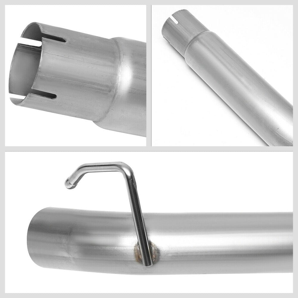 Satinless Axleback Exhaust System 4.5" Tip For 10-15 Chevrolet Camaro 6.2L V8