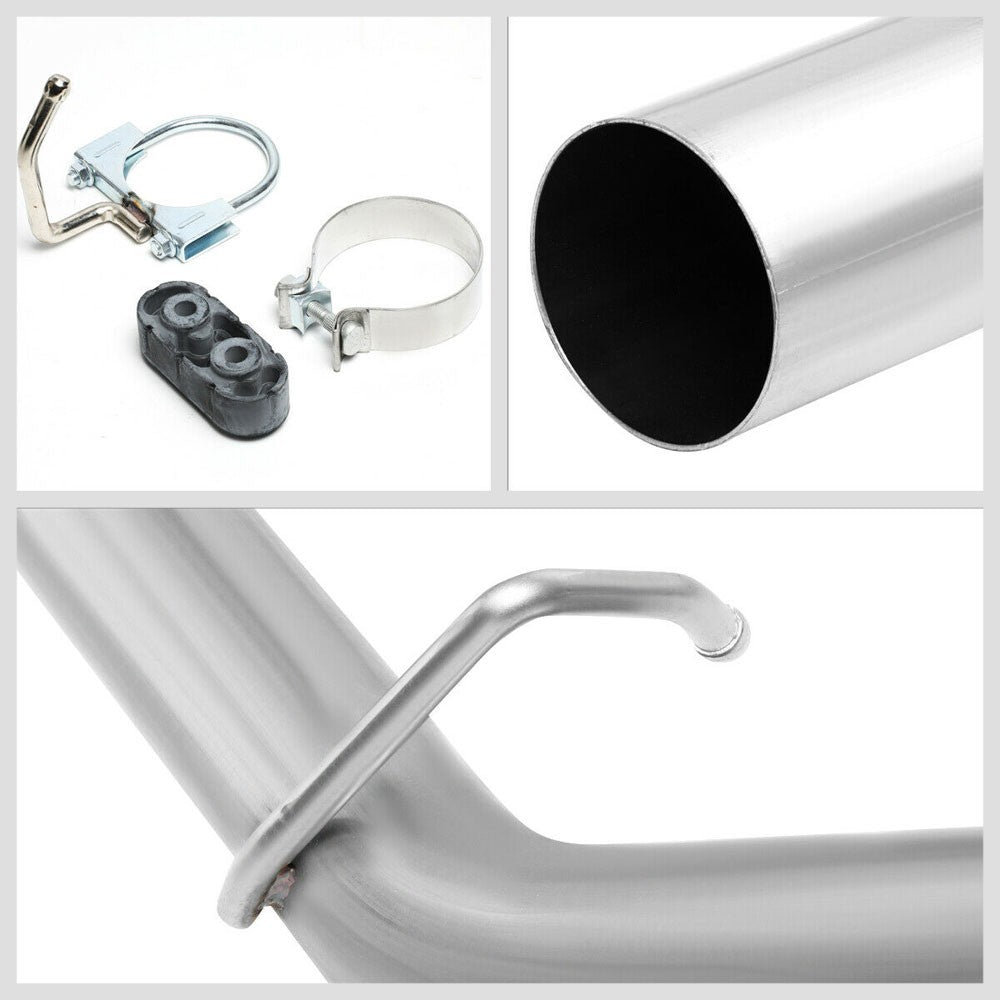 Satinless Axleback Exhaust System 3.5" Tip For 09-13 Silverado/Sierra 1500 6.2L