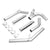 Satinless Axleback Exhaust System 3.5" Tip For 09-13 Silverado/Sierra 1500 6.2L