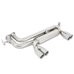 2.75" Quad Muffler Tip Exhaust Axleback System For 99-06 BMW M3 E46 Base 3.2L-Performance-BuildFastCar