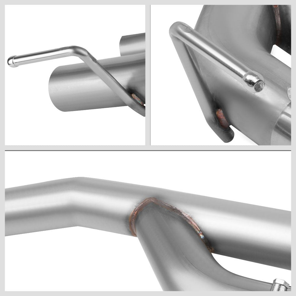 Stainless Steel Axleback Exhaust System 4" Tip For 18-20 Ford Mustang 5.0L V8