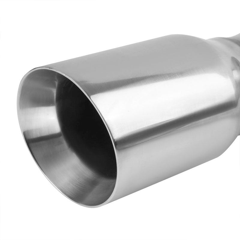 4" Slant Roll Muffler Tip Exhaust Axleback System For 11-16 Scion tC Base 2.5L-Performance-BuildFastCar