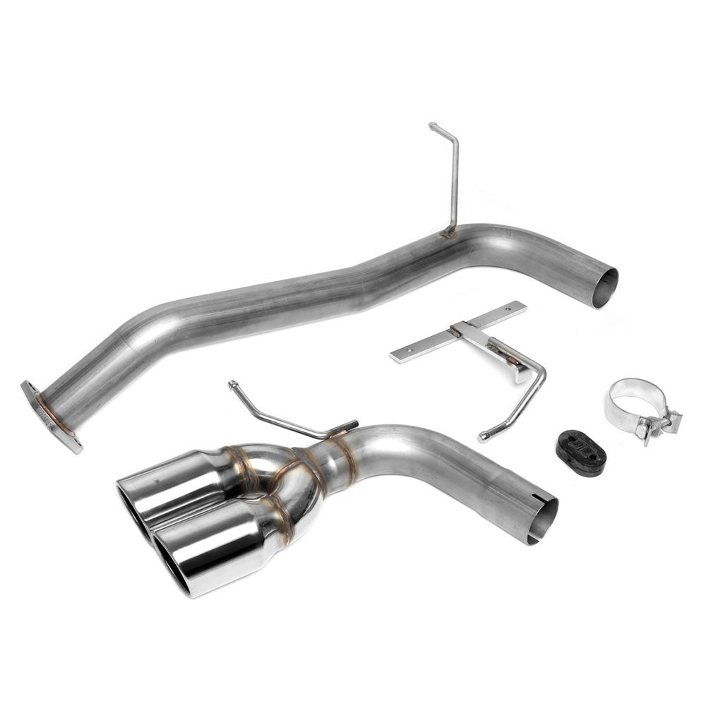 Stainless Steel Axleback Exhaust System 3.5" Tip For 08-15 Scion xB 2.4L L4
